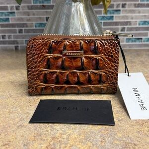 NWT Brahmin Anita classic Pecan wallet
